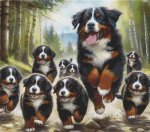 (image for) Bernese Mountain Dog Family